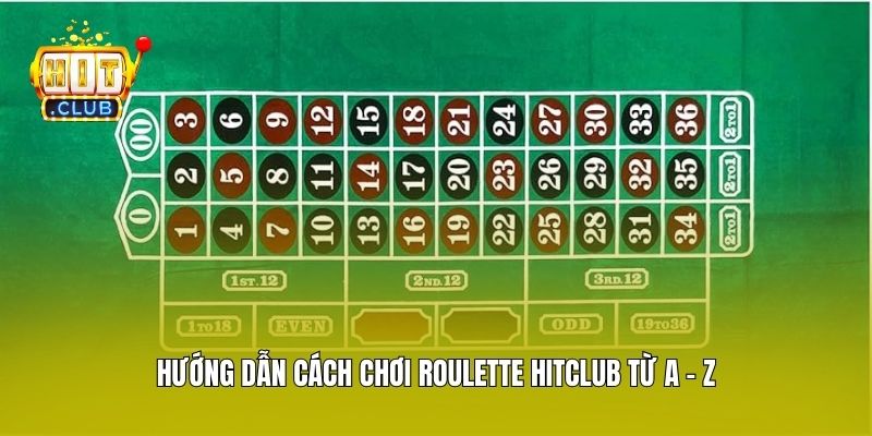 Hướng dẫn cách chơi Roulette Hitclub từ A - Z